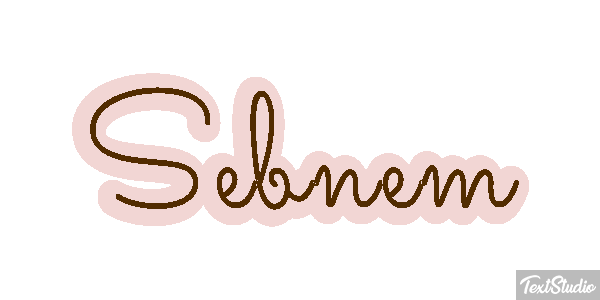 Şebnem Tekst effect
