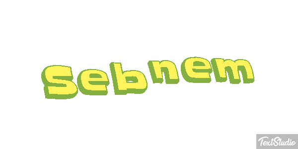 Şebnem Tekst effect
