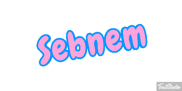 Şebnem Tekst effect