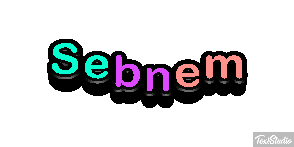 Şebnem Tekst effect