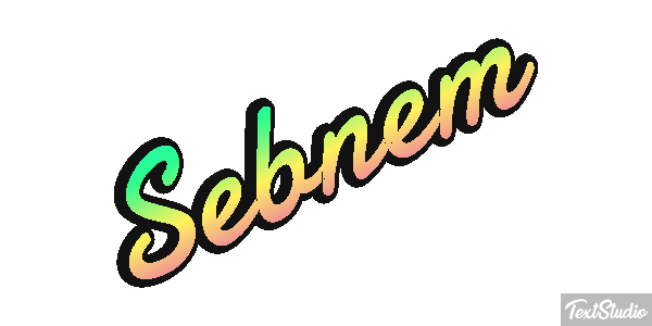 Şebnem Tekst effect