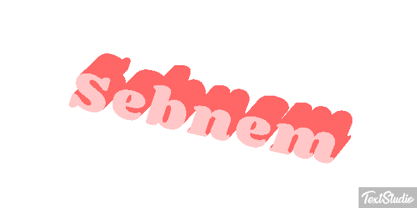 Şebnem Tekst effect