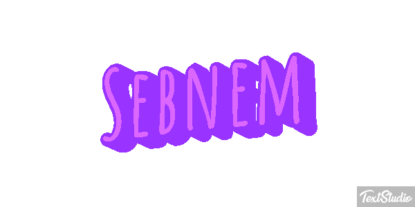 Şebnem Tekst effect
