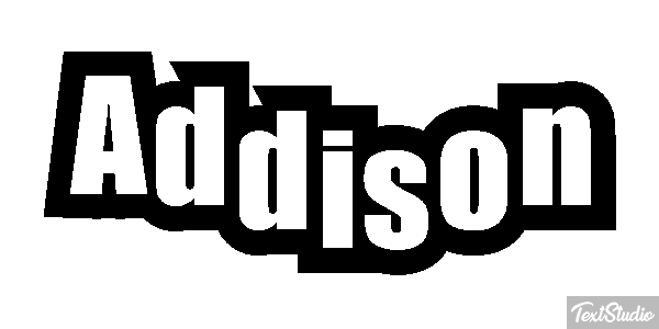 Addison Efecto de texto