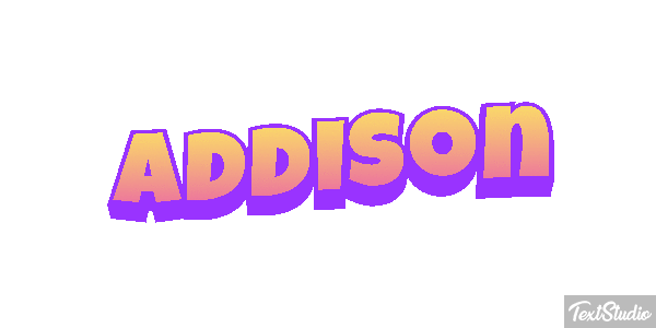 Addison Efecto de texto