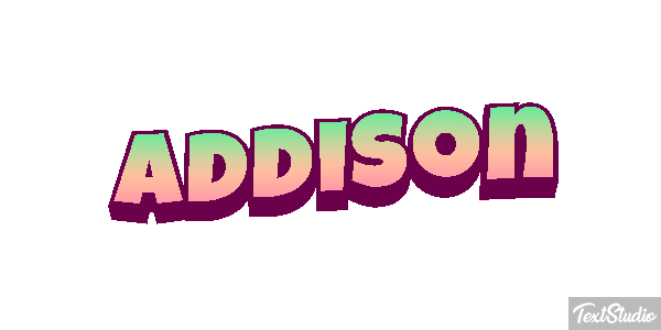 Addison Efecto de texto