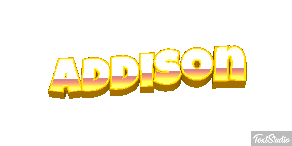 Addison Efecto de texto