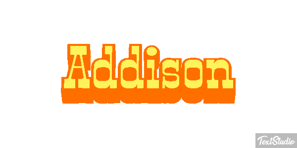 Addison Efecto de texto