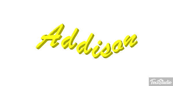 Addison Efecto de texto