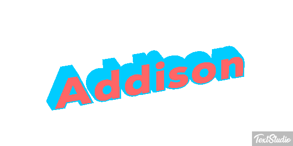 Addison Efecto de texto