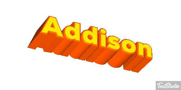Addison Efecto de texto