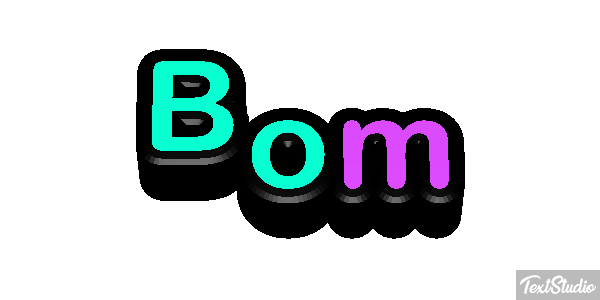 Bom Efeito do texto