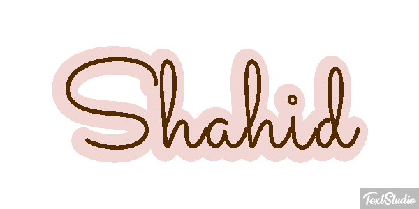 Shahid Effetto testo