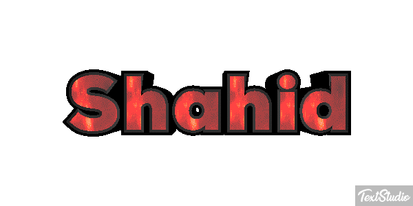 Shahid Effetto testo