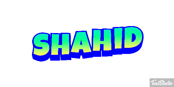 Shahid Effetto testo