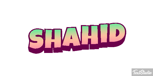 Shahid Effetto testo