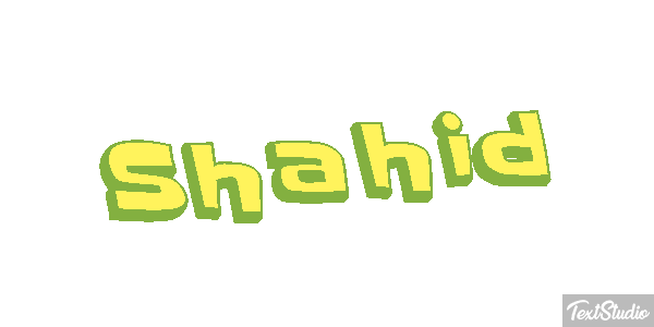Shahid Effetto testo