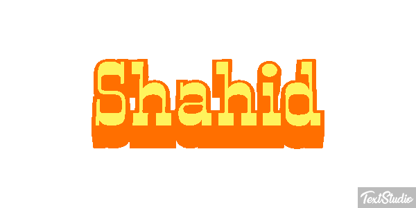 Shahid Effetto testo