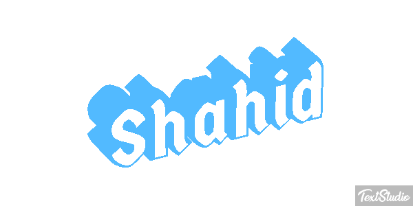 Shahid Effetto testo