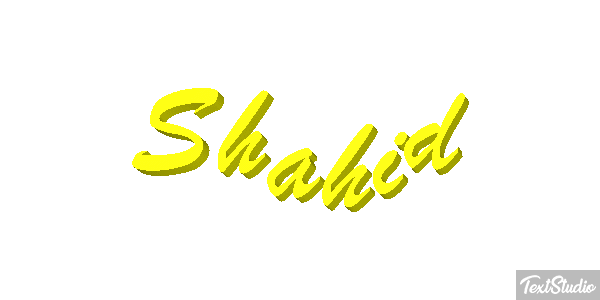 Shahid Effetto testo