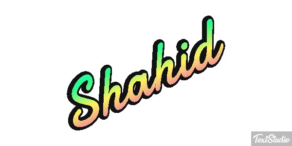 Shahid Effetto testo