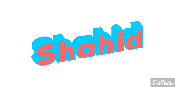 Shahid Effetto testo