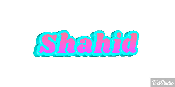 Shahid Effetto testo