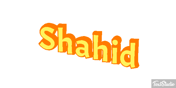 Shahid Effetto testo