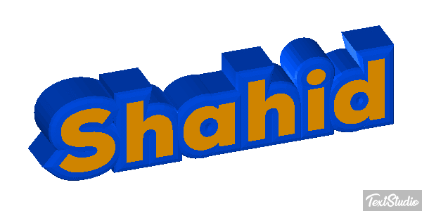 Shahid Effetto testo