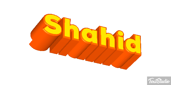 Shahid Effetto testo