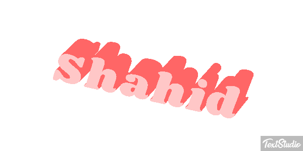 Shahid Effetto testo