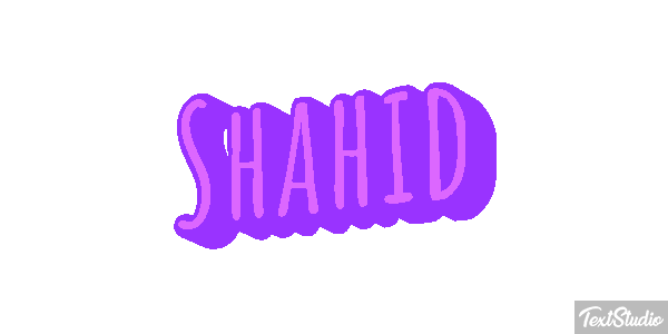 Shahid Effetto testo