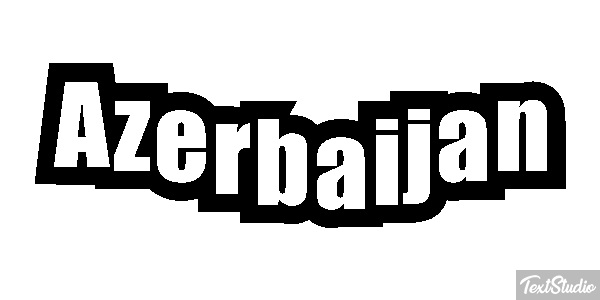 Azerbaijan Text effect