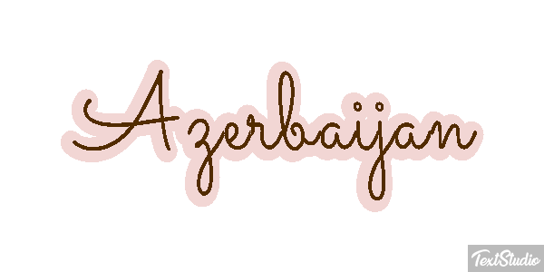 Azerbaijan Text effect