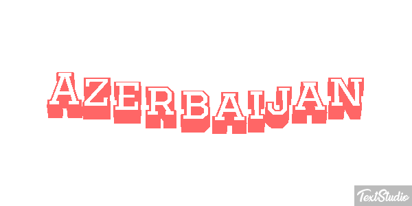 Azerbaijan Text effect