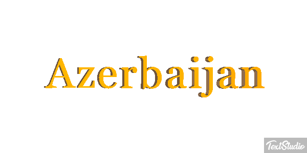 Azerbaijan Text effect
