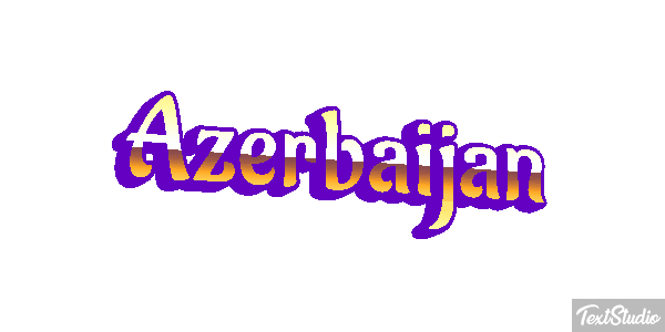 Azerbaijan Text effect