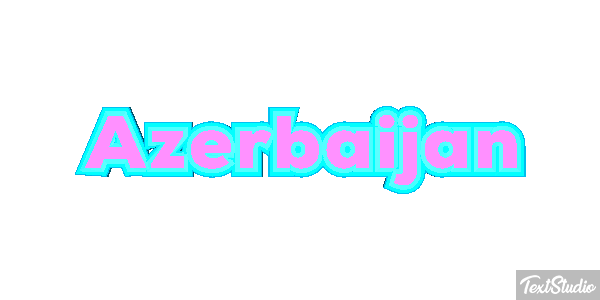 Azerbaijan Text effect