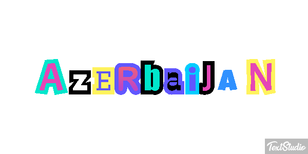Azerbaijan Text effect