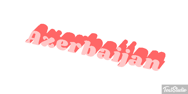 Azerbaijan Text effect