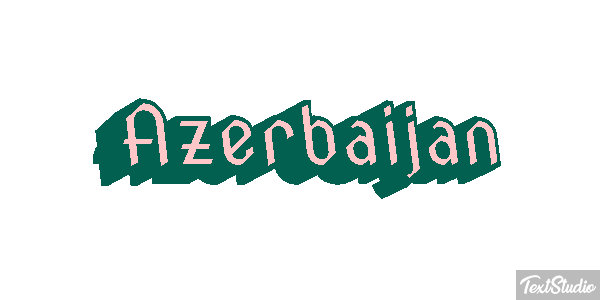 Azerbaijan Text effect