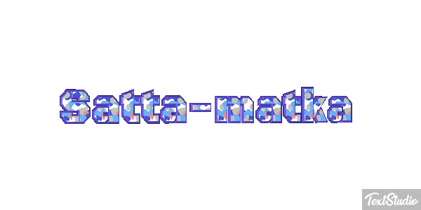 Satta-matka Text effect