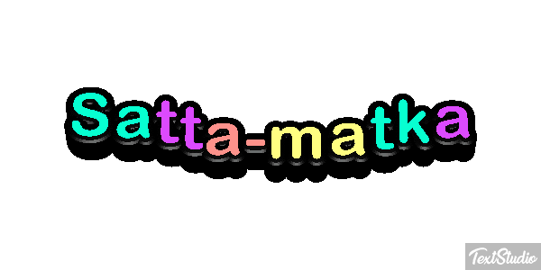 Satta-matka Text effect