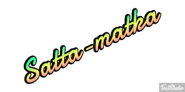 Satta-matka Text effect