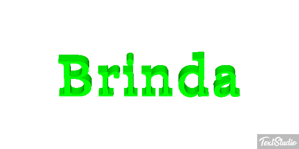 Brinda Text effect