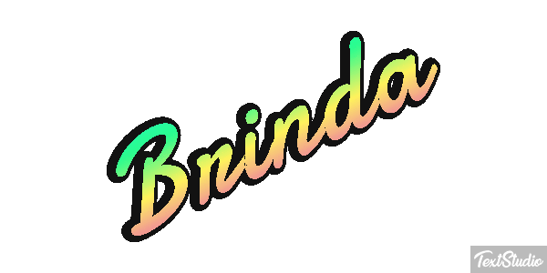 Brinda Text effect