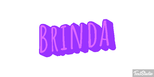 Brinda Text effect