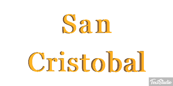 San Cristóbal Efekt tekstowy
