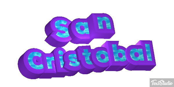 San Cristóbal Efekt tekstowy