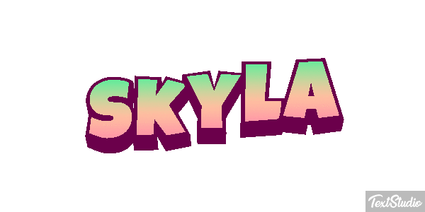 Skyla Effetto testo